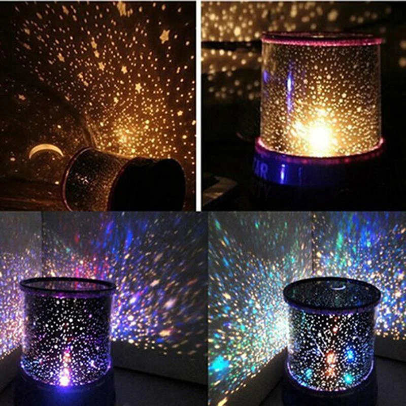 

USB Smart Bedside Lamp LED Table Lamp Romantic LED Cosmos Star Master Sky Starry Night Projector Bed Light Lamp Gift