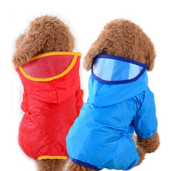 

Pet Raincoat Dog Raincoat Puppy Raincoat Hooded Waterproof Poncho Teddy Waterproof Clothes Factory Wholesale