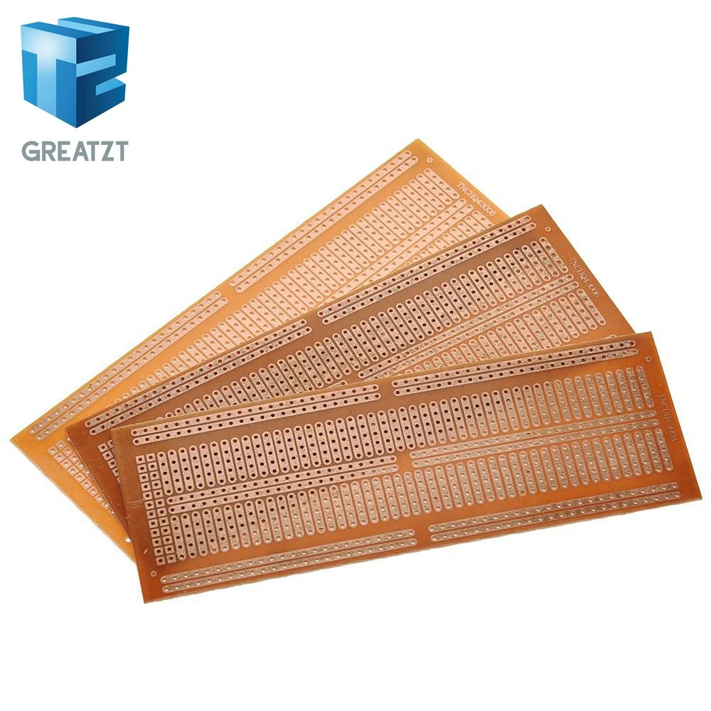1/5PCS 48X133 48*133MM Einseitig Prototyp PCB Universal Board Experimentelle Bakelit Kupfer Platte platine Für DIY – Detail 2