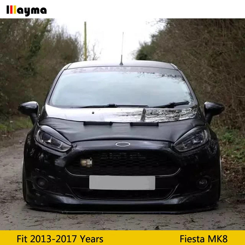 Наклейка на переднюю фару накладки веко для бровей Ford Fiesta facelift MK8 2013 2017 года