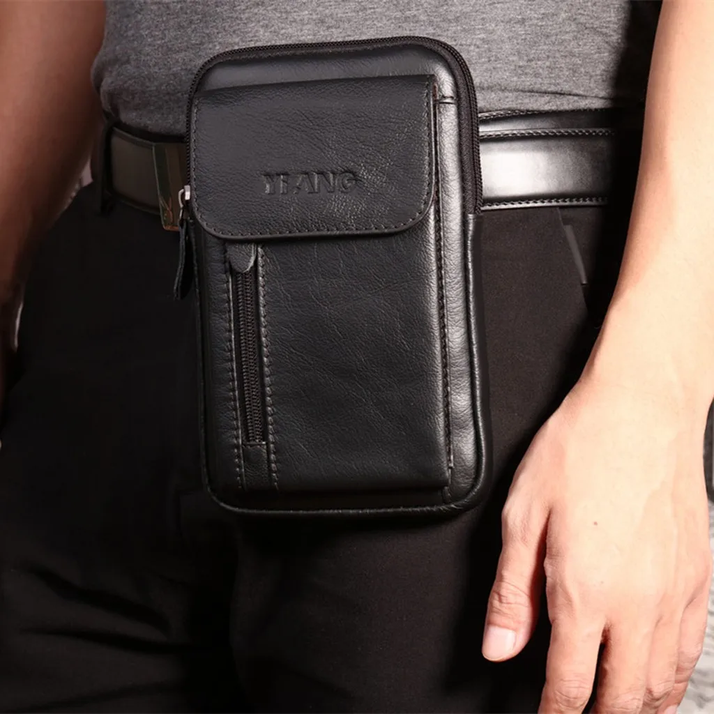Мужские сумки через плечо на молнии кожаная деловая сумка-мессенджер поясная сумка нагрудные сумки дизайнерские Роскошные Сумки из искусственной кожи Мода#15