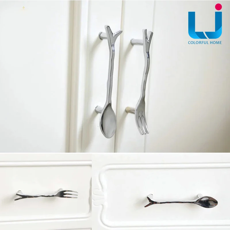 Креативные ручки для ножей ложки вилки кухонных шкафов ящиков вытягивания