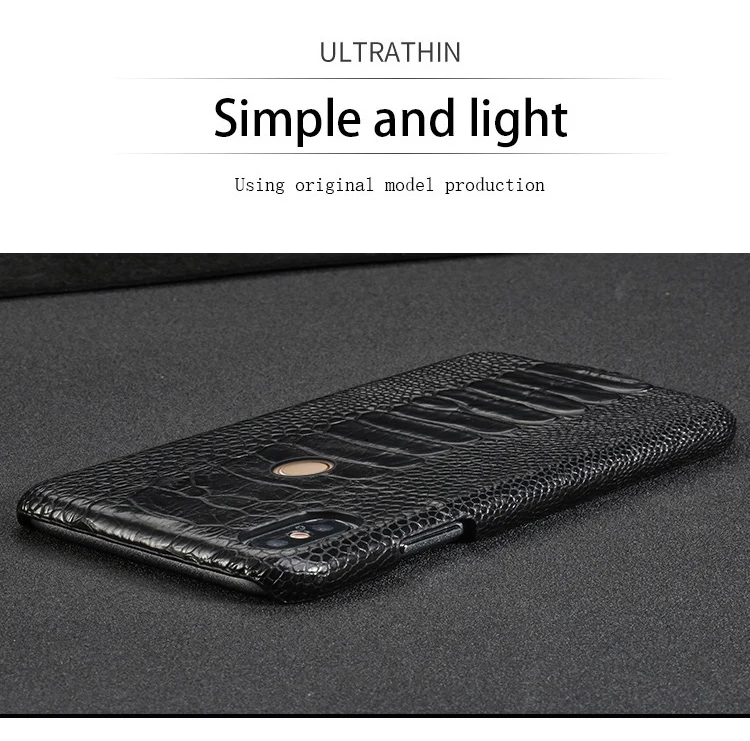 Натуральный страусиный кожаный чехол для телефона для Xiaomi mi 9T 9 8SE A1 A2 Lite Max 3 mi x2S чехол для Red mi Note 7 4X5 5A Plus задняя крышка