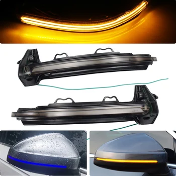 

LED Dynamic Turn Signal Blinker Sequential Side Mirror Indicator Light For Audi A4 S4 B9 2016-2019 A5 S5 2017-2019 RS4 RS5
