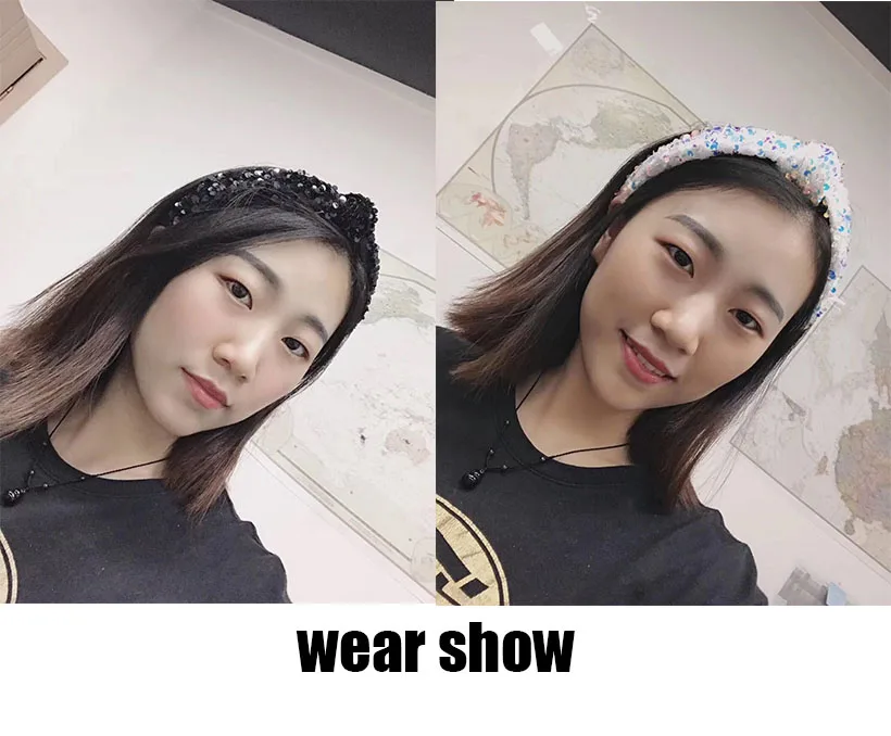 sequin headband