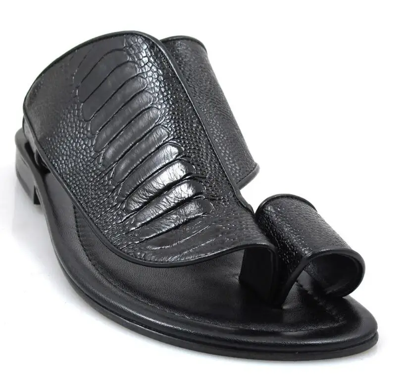 

Men Shoes Casual Summer Slippers Pu Leather Fashion Flat Shoes Casual Shoes Brogue Shoes Spring Vintage Classic Male LP186