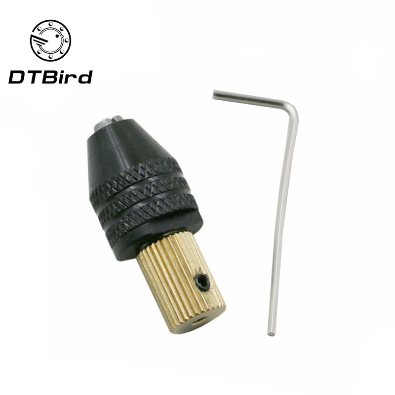 

3.17mm Electric Motor Shaft Mini Chuck Fixture Clamp 0.5mm-3.2mm Small To Drill Bit Micro Chuck Fixing Device DT6