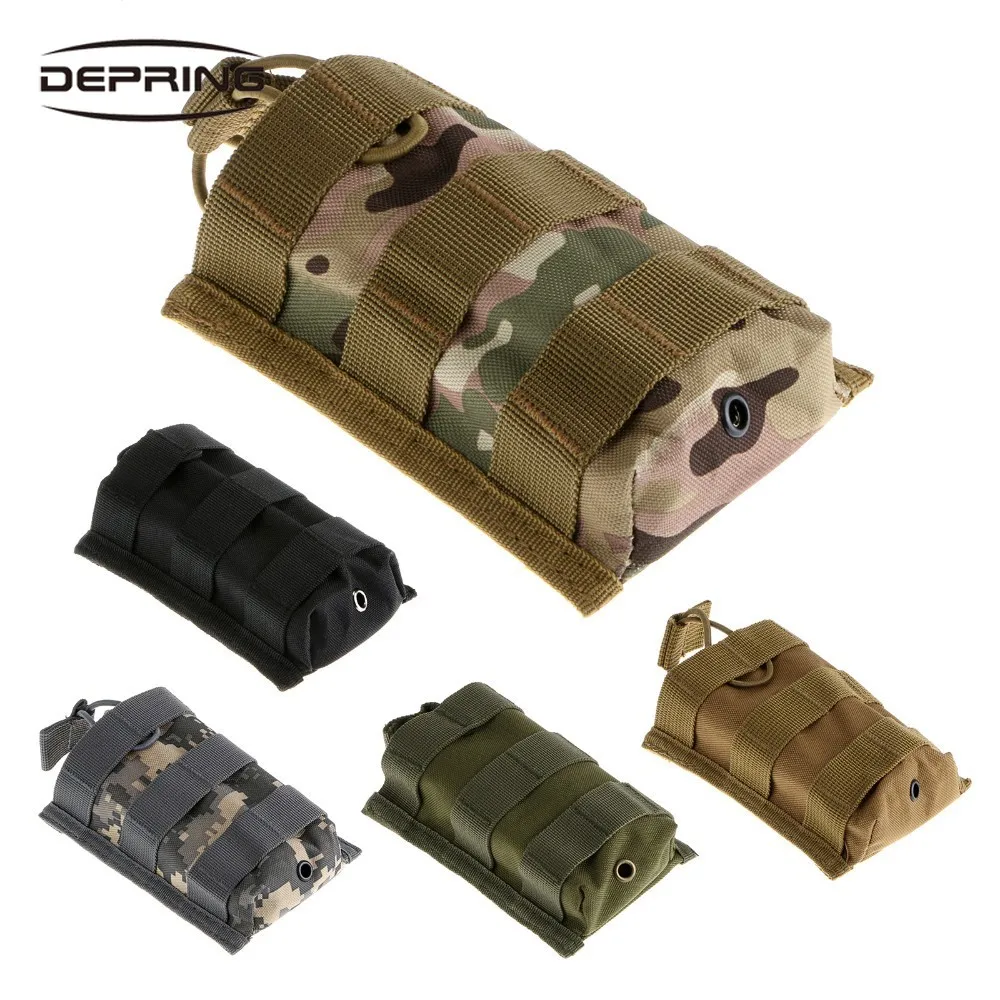 МОЛЛЕ тактических подсумок для одного магазина M4 M16 5 56. 223 Открытый Топ Walkie Talkie