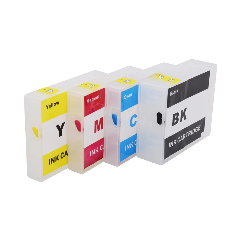 Kmcyinks-cartuchos de Tinta Recarregáveis para Canon Recarga Tinta Corante Compatível com Maxify Mb5150 Mb5450 Ib4150 Pgi2500 Pgi2500 400ml - Imagem 6