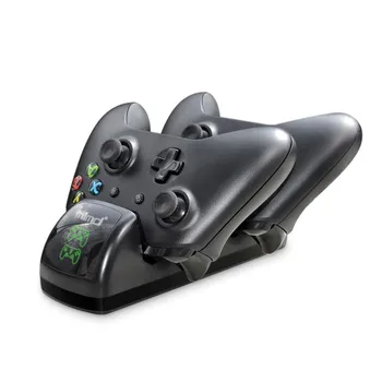 

Dock Controller Charger +2x Rechargeable Batteries for XBOX ONE Rechargeable Battery Charging Dock Dual-slot Controller Charger