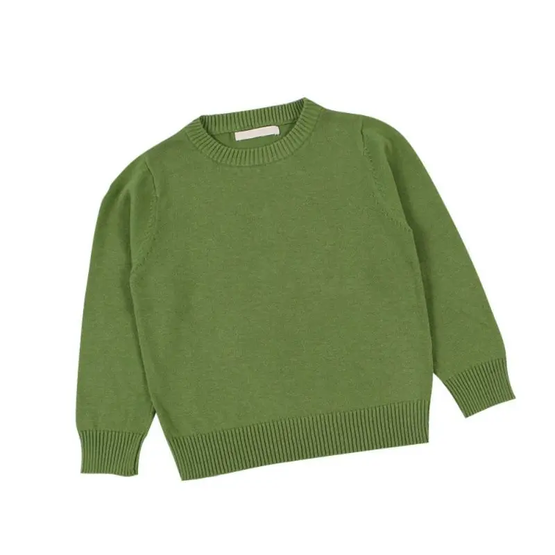 Детская одежда; вязаный свитер для маленьких девочек; мягкие модные свитера с длинными рукавами для маленьких мальчиков; сезон осень-зима - Цвет: G
