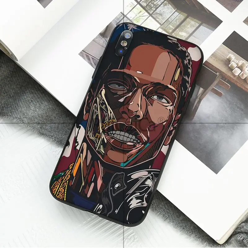 Personality art rapper color tattoo