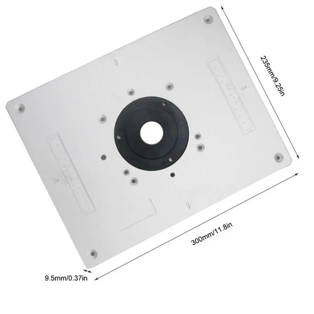 Электрический фрезерный станок по дереву направляющая пластина алюминиевый