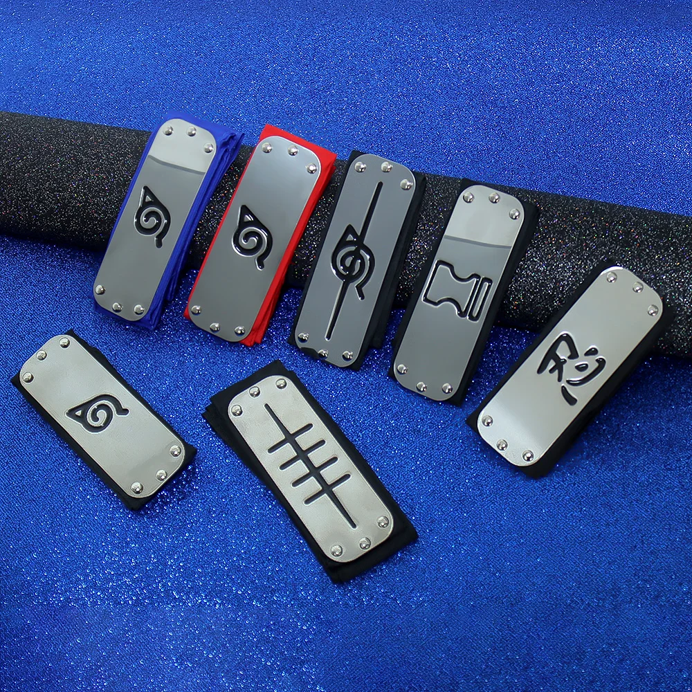 

Naruto Headband Akatsuki Uchiha Itachi Anime Cosplay Prop Konoha Kakashi Costume Props
