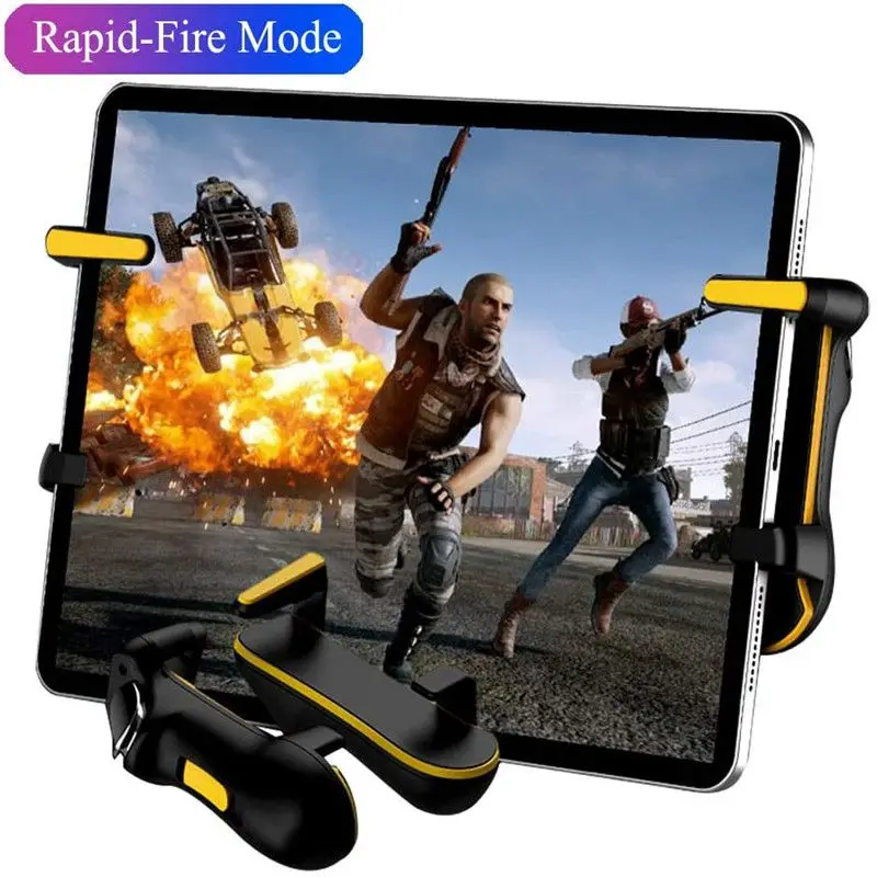 For PUBG Gamepad Trigger Game Controller Fire Button Aim Key Grip Games Handle Joystick For Ipad Tablet Phone Mobile Shooting
For PUBG Gamepad Trigger Game Controller Fire Button Aim Key Grip Games Handle Joystick For Ipad Tablet Phone Mobile Shooting