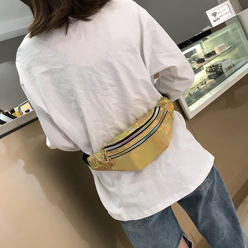 2019 модная Женская Студенческая спортивная сумка через плечо на молнии нагрудная сумка поясная сумка