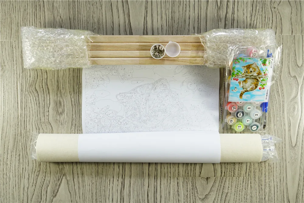 Пион в китайском стиле цветок DIY цифровая краска по номерам Современная