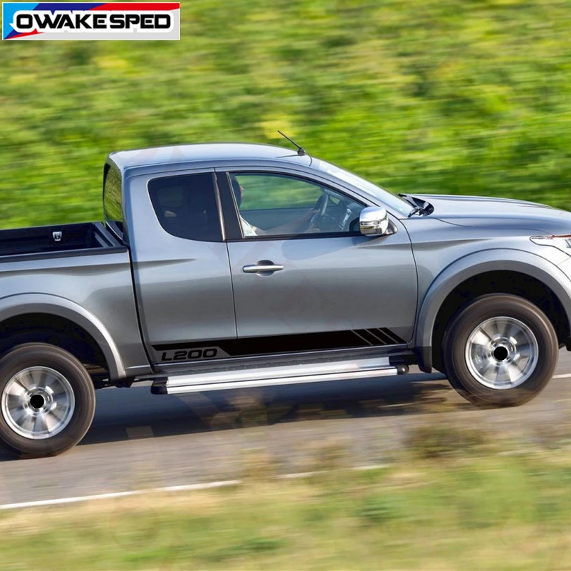 Стикер для автомобиля Mitsubishi L200 2011 2019 наклейки наружных и внедорожных дверей
