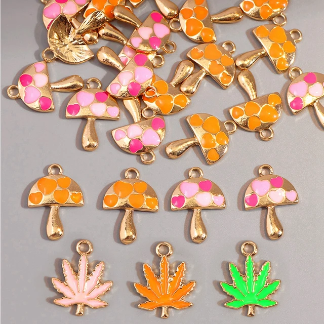 Plant Autumn Maple Leaves Bulk Charms For Jewelry Making Supplies Handmade  Necklace Earrings Bracelets Charm Pendant Materials - AliExpress