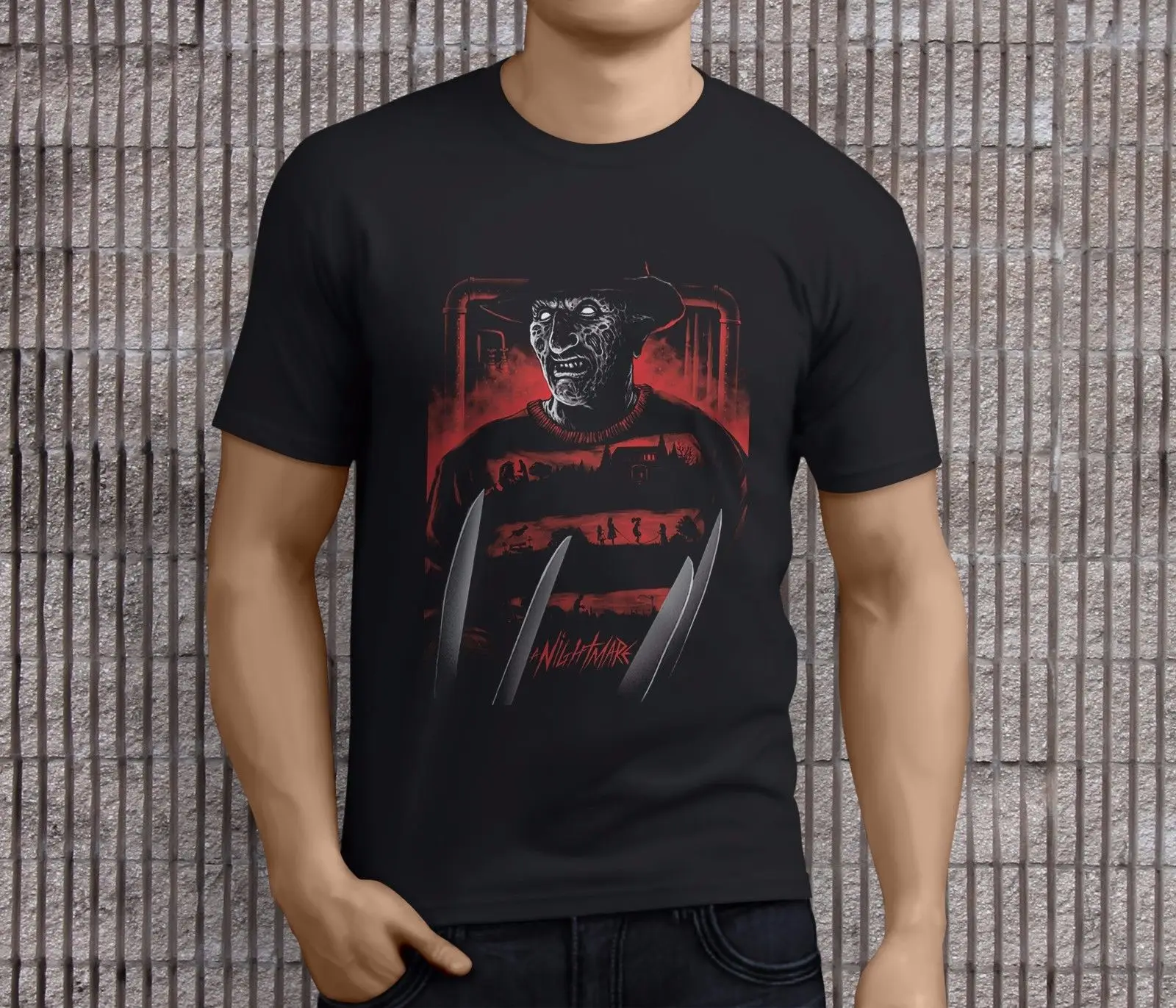 Freddy Krueger футболка сладкие сны сделаны эти мужские черные футболки cool крутая
