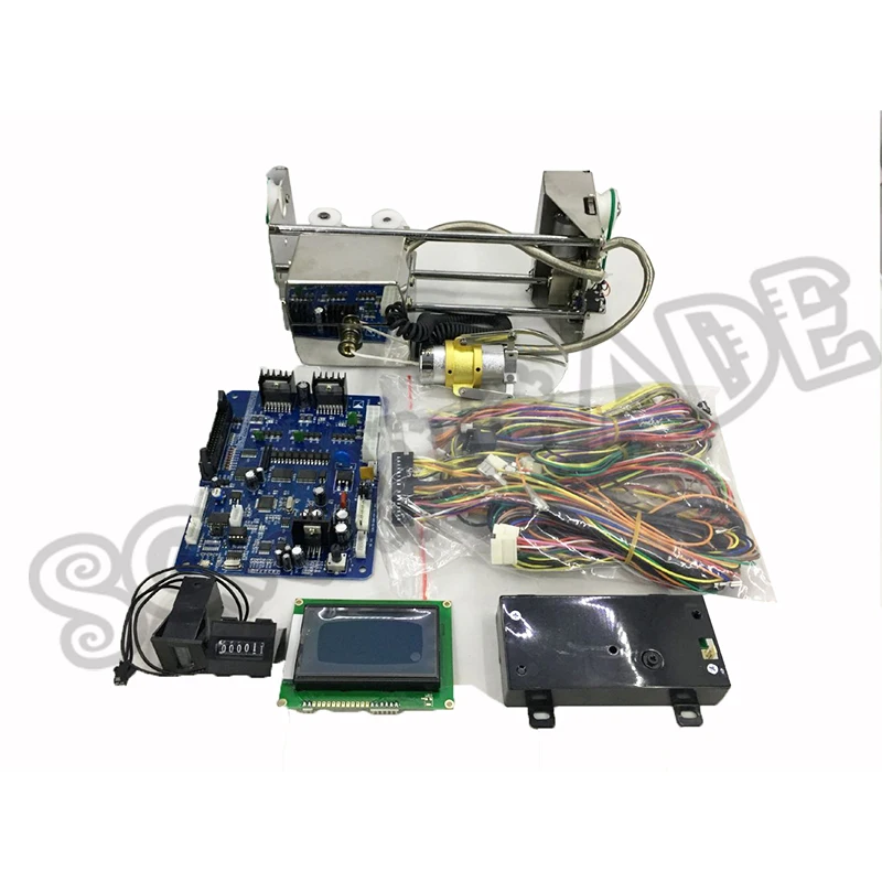 PCB kit wiht gantry 25,7 см мини коготь кран машина DIY Набор для кран для игровых автоматов игра PCB слот игра доска монетоприемник, кнопки, жгут, коготь и т. Д - Цвет: PCB kit wiht gantry