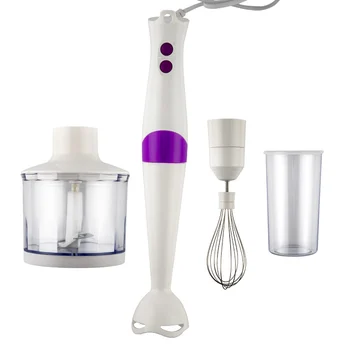 

Electric Handheld 4 in1 Blender Chopper Whisker Cup Multifunctional Baby Blender Fruit Vegetable Food Mixer For Food Processor