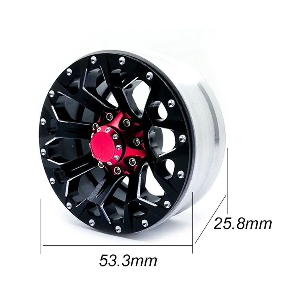 4 шт. 1,9 дюймов RC Рок Гусеничный сплав обод колеса Beadlock для 1:10 Axial SCX10 90034 90035 90044 D90 4WD Traxxas TRX-4 RC части автомобиля