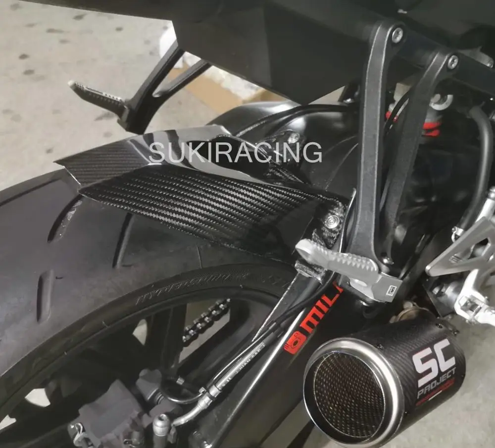 Для BMW S1000RR S1000R 2009 2018 оболочка полностью из углеродного волокна заднее крыло