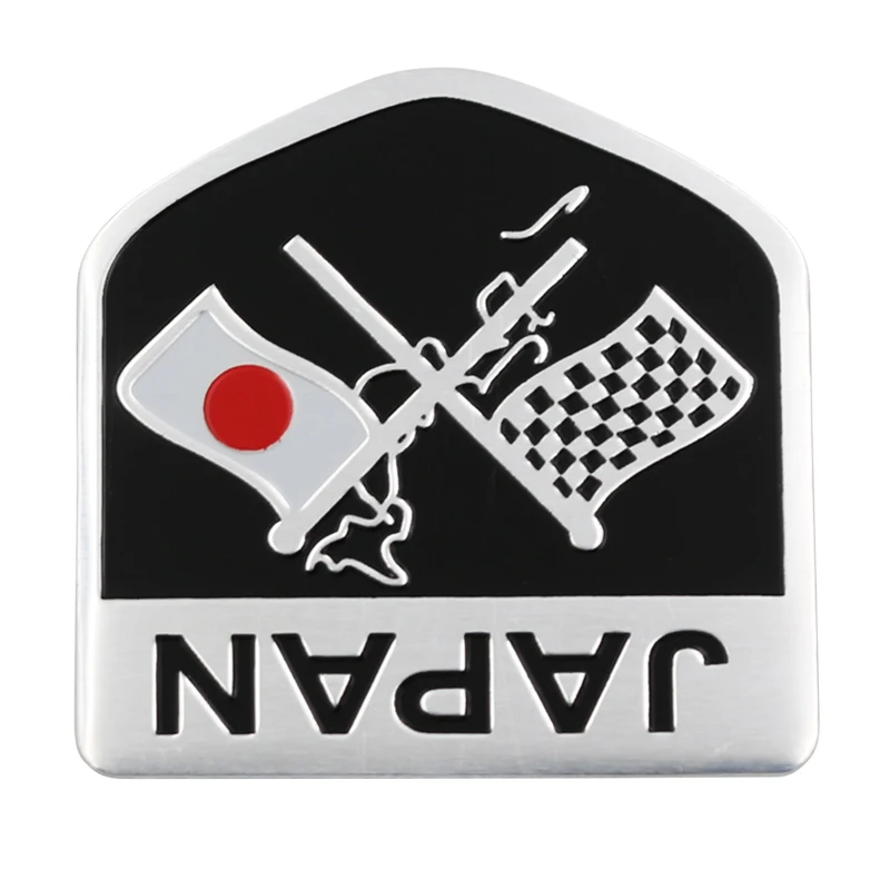 1 шт. 3D автомобильный стиль металлический японский флаг наклейка эмблема значок Логотип Наклейка для Toyota Honda Suzuki Nissan Mazda Subura Lexus