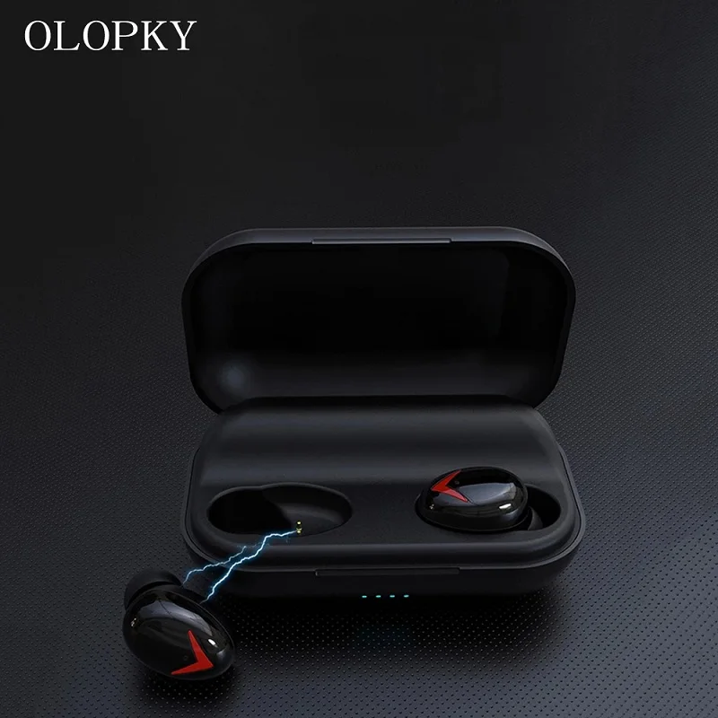 TWS 5.0 Bluetooth A8 Stereo Earphone Wireless Earphones IPX5 Waterproof Earphones 2200mAh LED Smart Power Bank Phone Holder