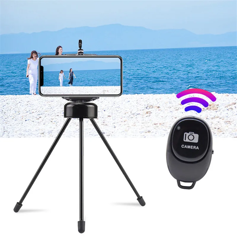 

Mini Bluetooth -compatible Controller Phone Accessories Self-Timer Camera Stick Shutter Release Phone Selfie For ios / Android