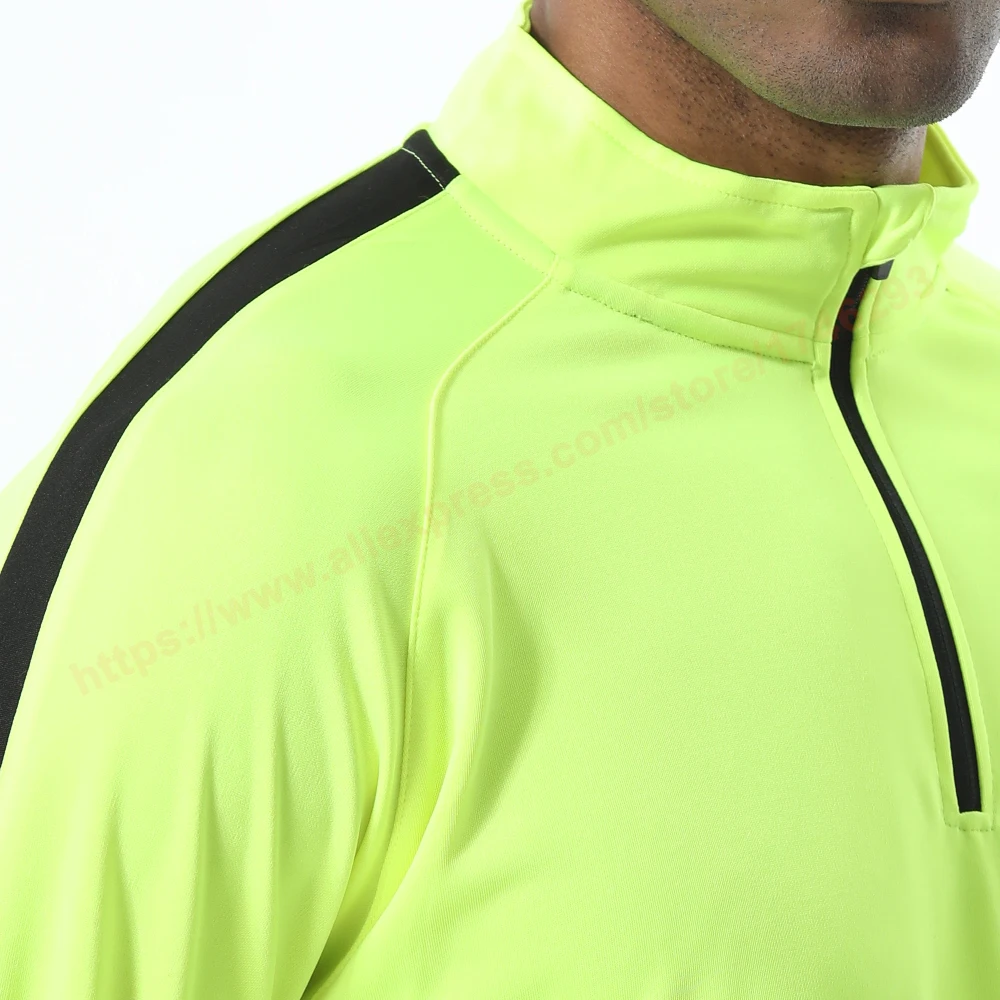 Футбольная форма на заказ, спортивный Спортивный Топ для велоспорта, быстросохнущая мужская куртка для бега с длинным рукавом