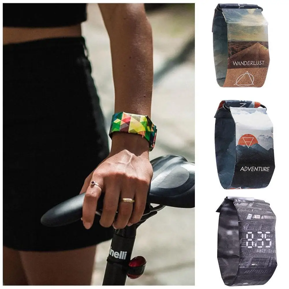 

Creative Paper Watch Waterproof Clock Paper Strap Digital 2020 Sport New Hot Watch Sale Style Fashion 4 Watches L2F9