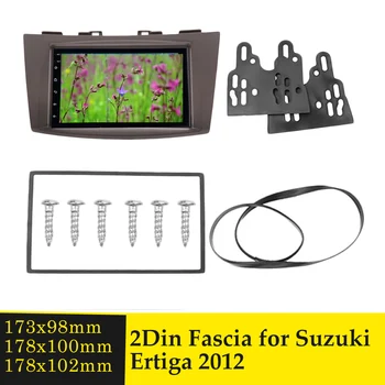 

2Din Car Fascia Radio Panel for SUZUKI Ertiga 2012+ Dash Fitting Kit Install Facia GPS Audio Adapter Plate Bezel Console Cover