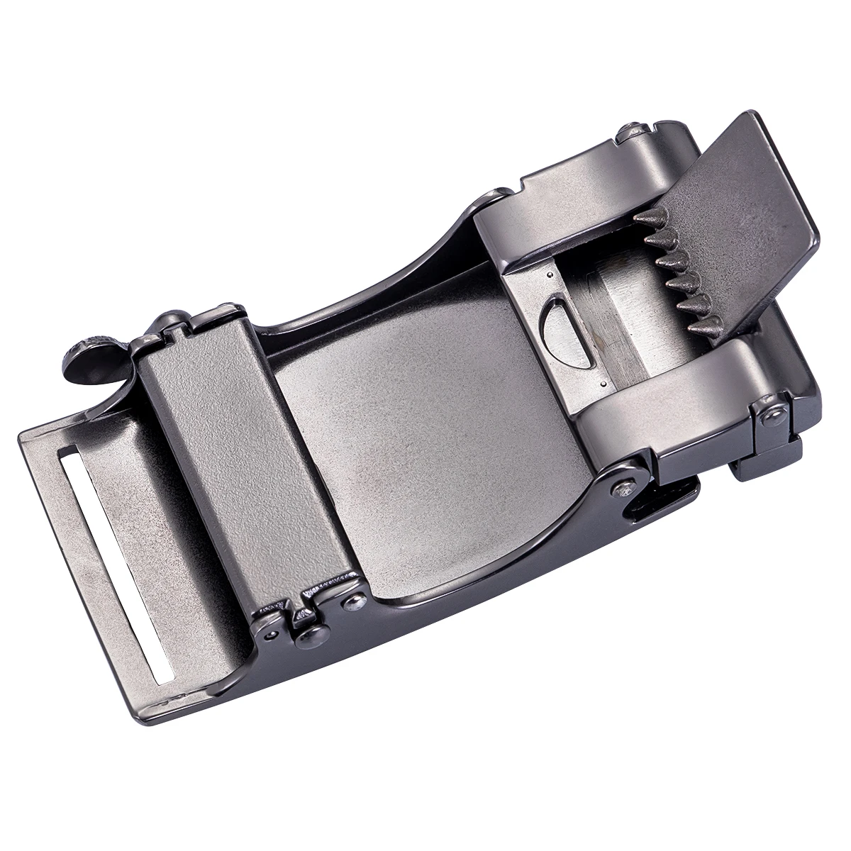 Black Leather Belt for Men Automatic Sliding Ratchet Buckle Designer Buckle Waist Strap Cowhide Belt for Jeans 160cm Barry.Wang