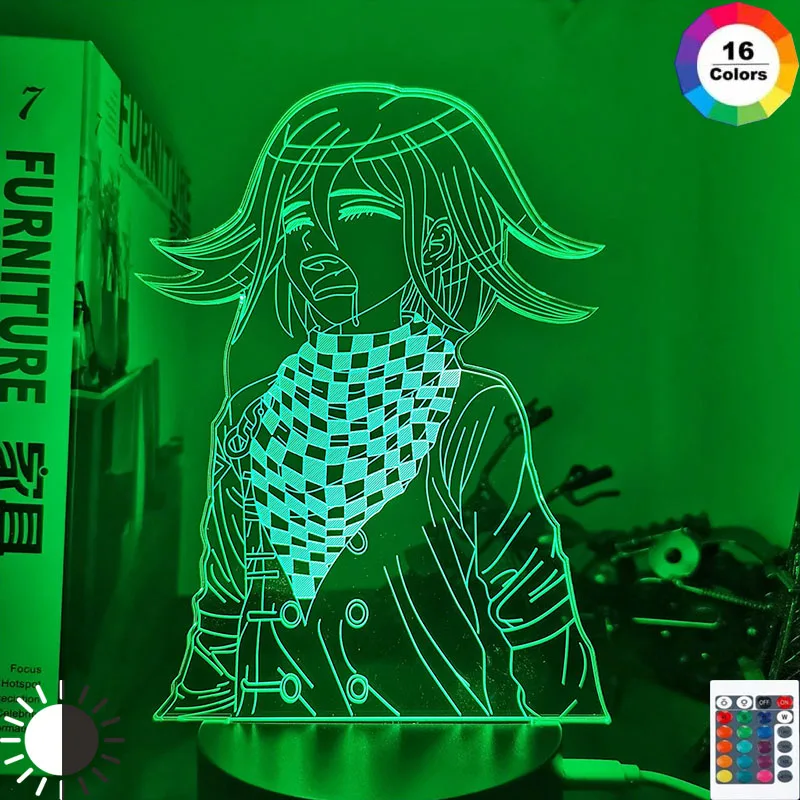 

Светодиодный ночник Danganronpa Kokichi Oma для спальни, украшение, подарок для детей, акриловый 3d светильник Kokichi Oma