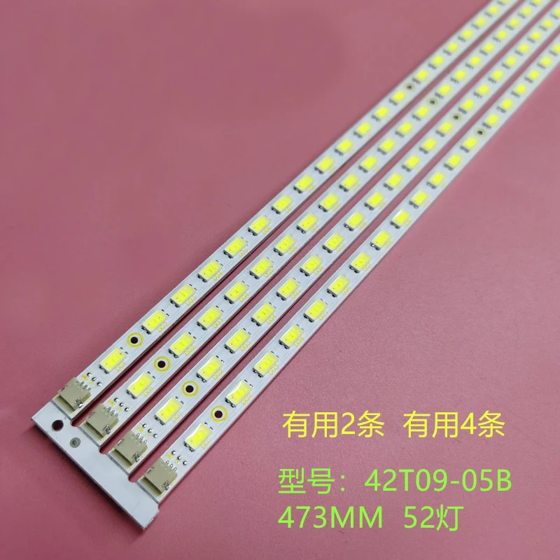 2 unids/lote para Changhong ITV42839E ITV42920DE LCD retroiluminada lámpara 42t09-05B pantalla T420HW07 V.6 1 Uds = 52LED 472MM | Лампы и