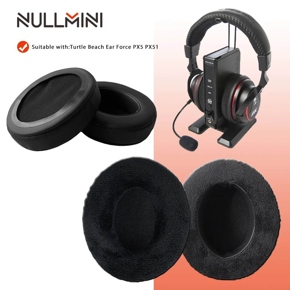 Сменные бархатные амбушюры NullMini для черепахи пляжа наушники PX5 PX51 с утолщенной памятью гарнитура|Аксессуары