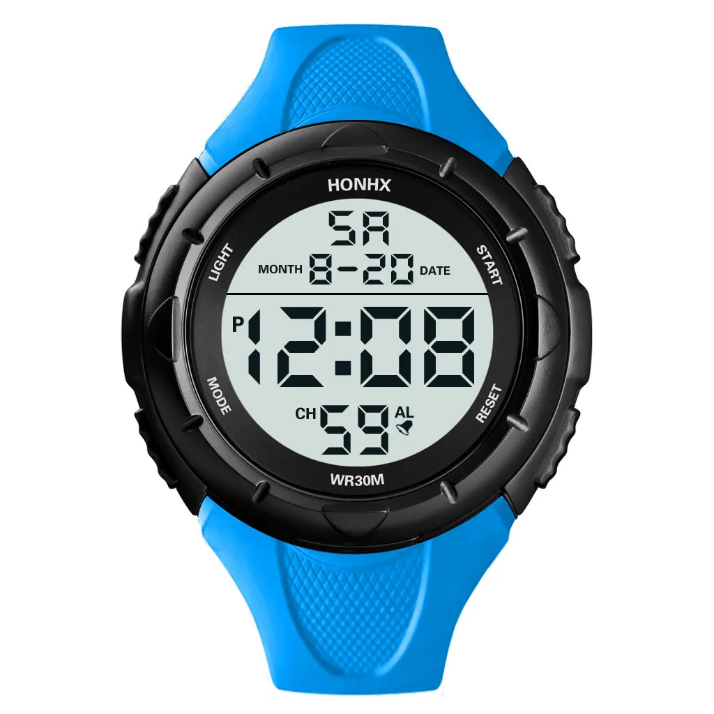 Мужские часы Reloj hombre honhx роскошный мужской цифровой светодиодный часы с датой спортивные мужские уличные электронные часы Montre homme Zegarek męski@ 12