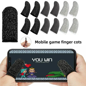 

20PCS/Set Mobile Game Controller Finger Sleeve Sets, Anti-Sweat Reusable Sweatproof Breathable Full Press Sn Finger Set for PUBG