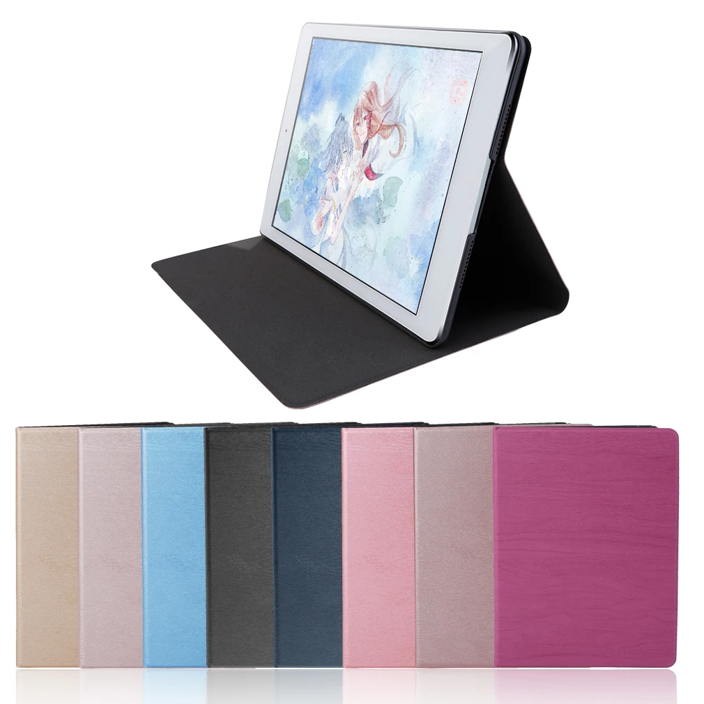 

Super Thin Lightweight PU Leather Smart Tablet Cover Flip Type Solid Color Protective Case Cover Suitable For Ipad 1/2