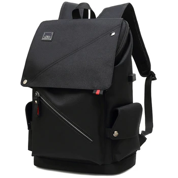 

Fashion Men Travel Backpack Large Capacity USB Charging Back Pack Outdoor Waterproof Business Laptop Backpack Schoolbag Mochila