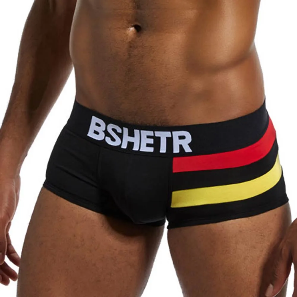 Дышащие боксеры Cueca masculina homme, хлопковое Мужское нижнее белье, боксеры с u-образной выпуклой сумкой, сексуальные мужские трусы, мужские боксеры, трусы для геев