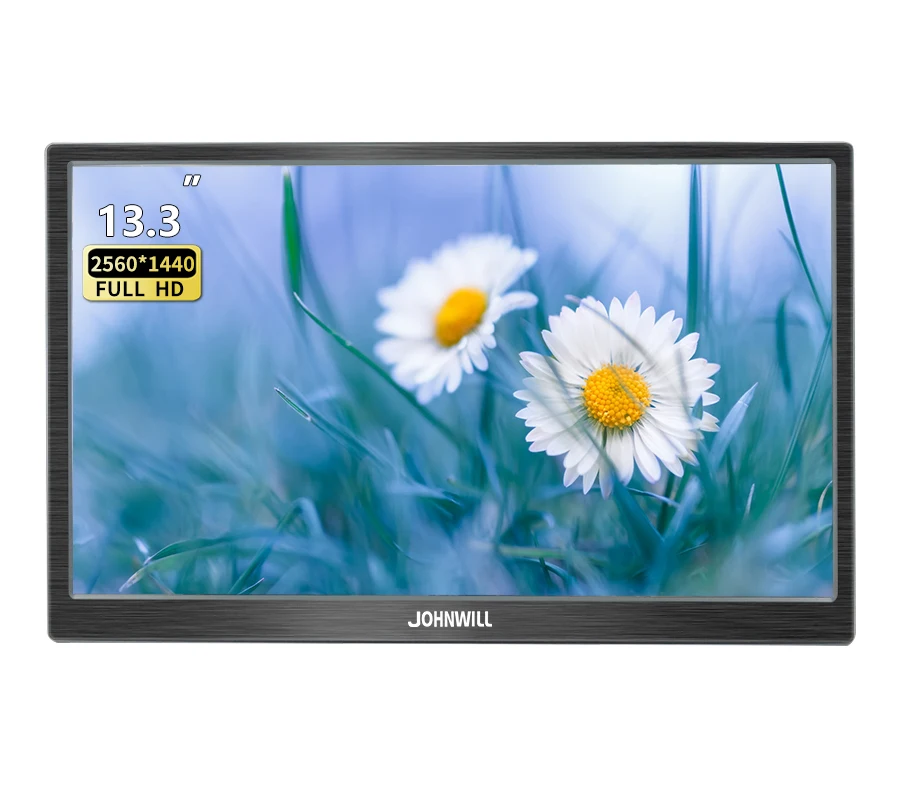 Портативный HD монитор 15 6 дюйма подходит для PS4 / PS5 Mac Raspberry Pi switch совместим с
