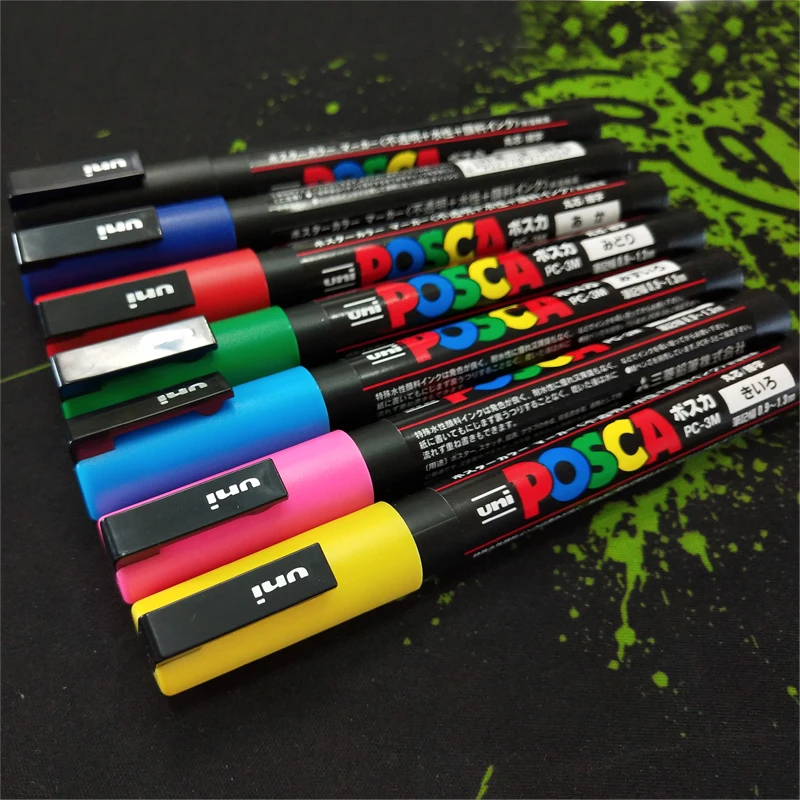 Uni Posca Paint Marker FULL RANGE Bundle Set Mitsubishi Poster Colour ALL  COLOR Marking Pen Medium Point ( PC-5M ) 28 Colours - AliExpress