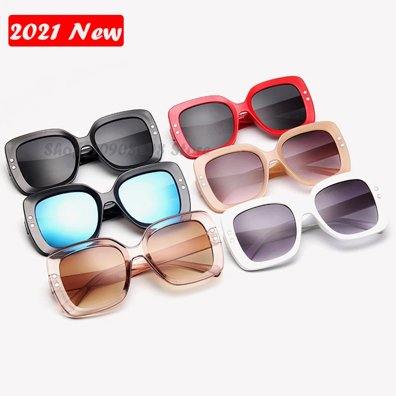 

Women Luxury 2021 Brand Designer Fashion Unisex Sunglasses High Quality Men Sun Glasses Male Eyewear Ladies Female Glasses