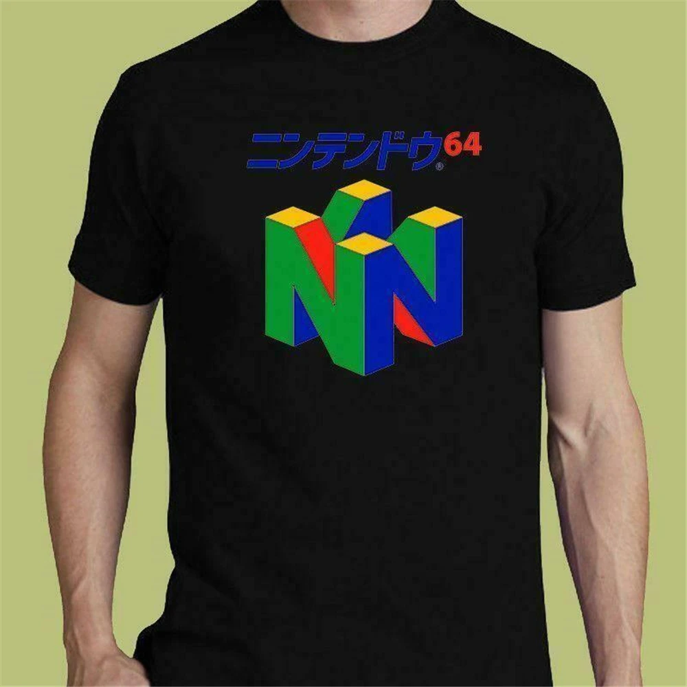 Новая футболка nintendo 64 в стиле ретро для видеоигр Супер Марио американский размер