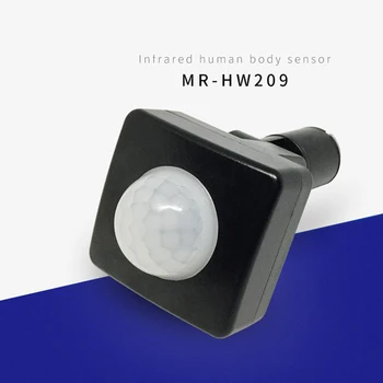

LED Motion Sensor Automatic Infrared PIR Movement Detector Wall Mount Timer Auto Off Time Setting Outdoor Sensor Light Switch