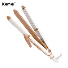 3 в 1 выпрямитель для волос щипцы для завивки волос многофункциональное керамическое Выпрямление гофрированного плоского железа кукурузная пластина ролик с нагревом