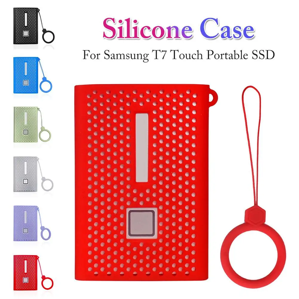 Custodia Protettiva In Silicone Custodia Antigraffio Per Accessori Per Custodia Ssd Portatile Samsung T7 Touch